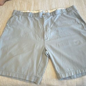 Powder blue shorts 48w flat front
